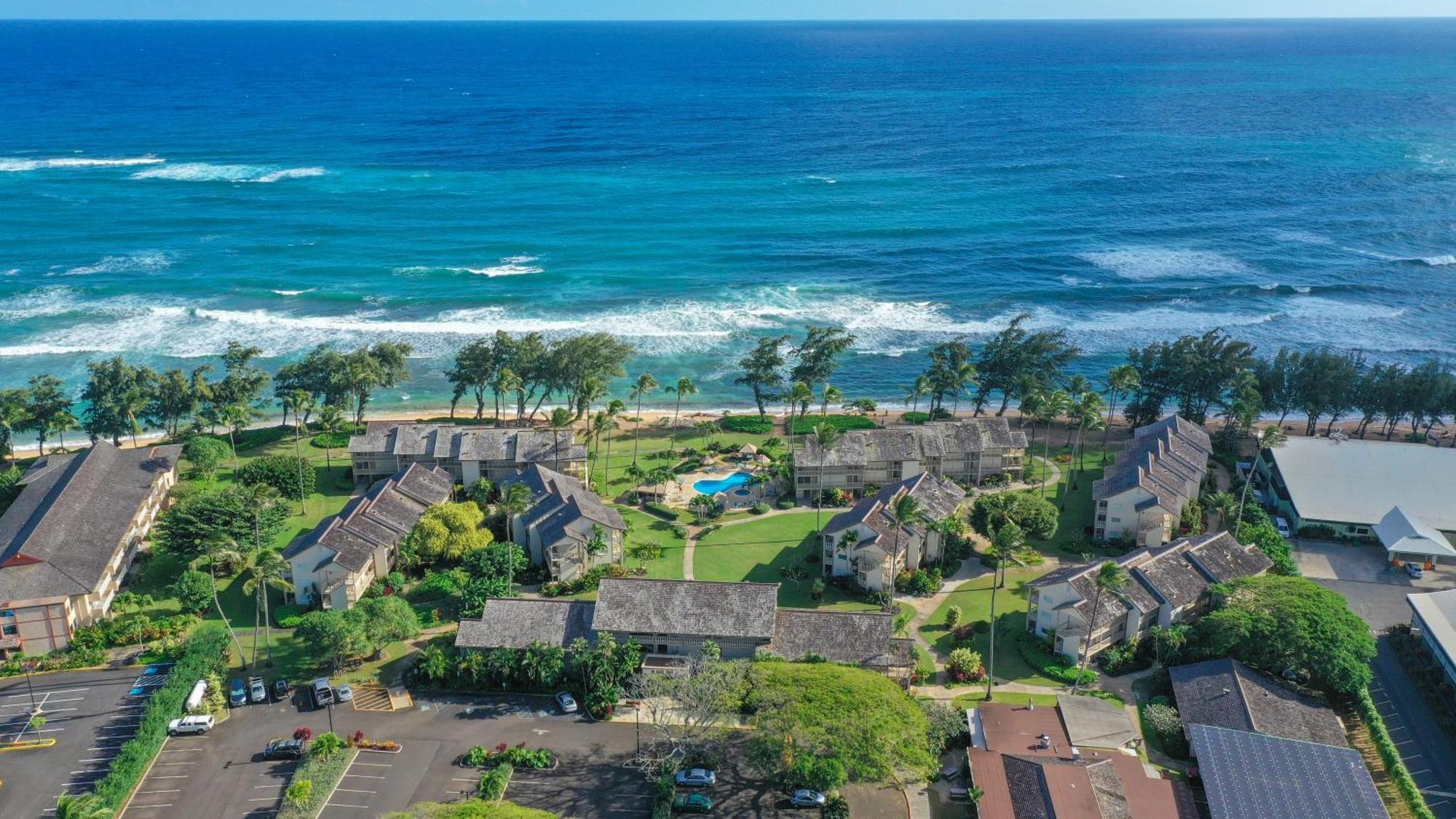 Seaview At The Islander On The Beach Oceanview Studio 201 Kapa'a Exterior photo