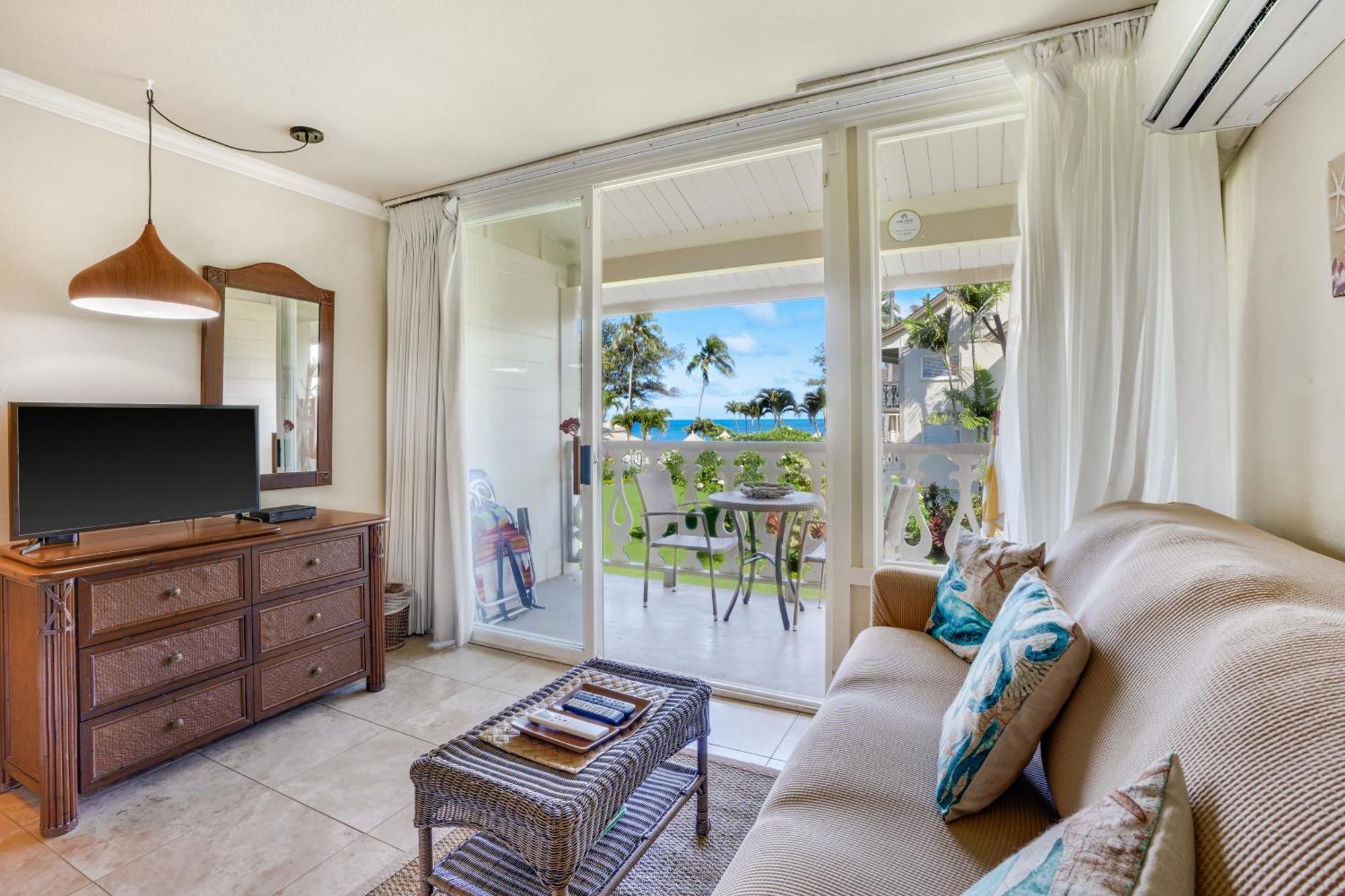 Seaview At The Islander On The Beach Oceanview Studio 201 Kapa'a Exterior photo