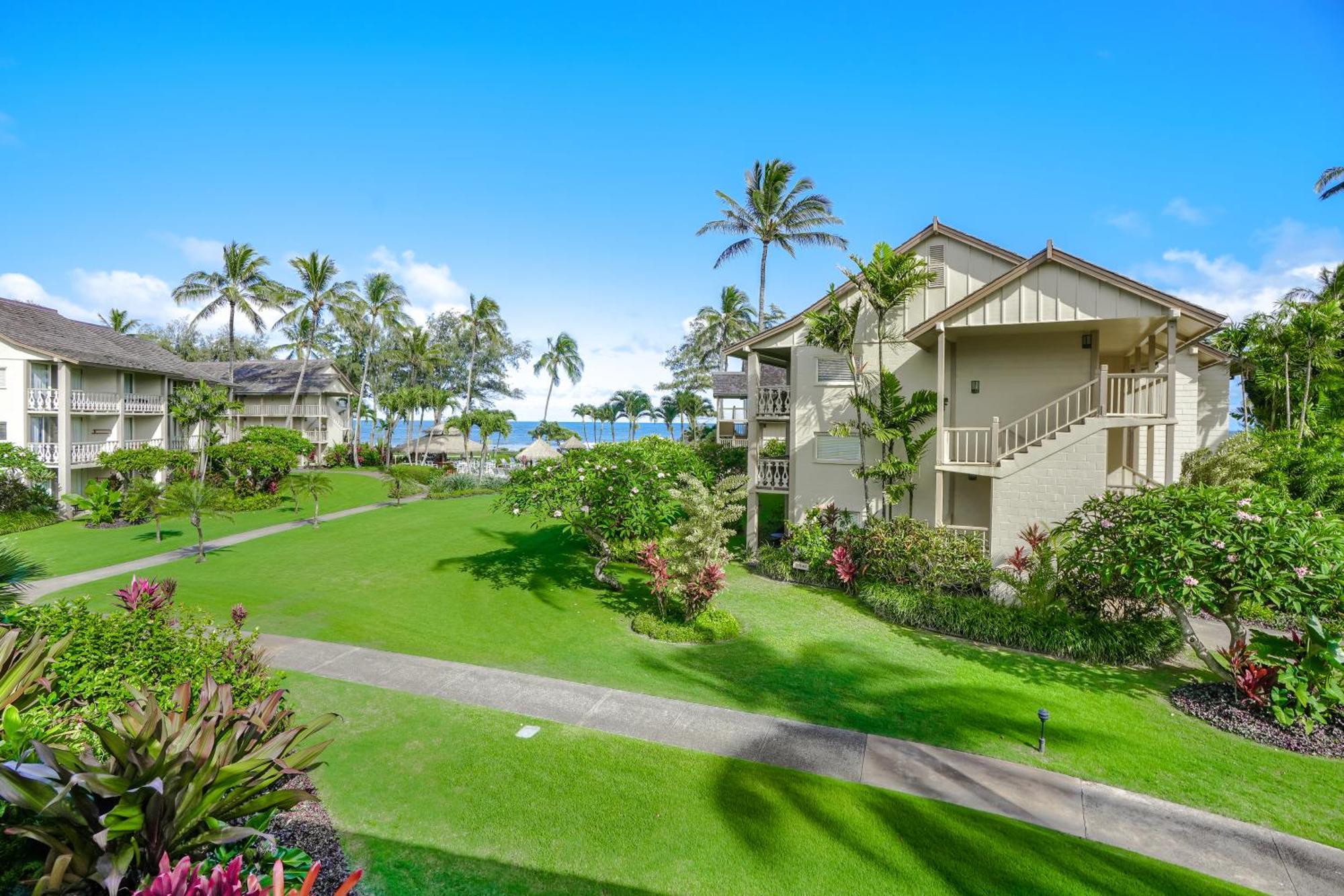 Seaview At The Islander On The Beach Oceanview Studio 201 Kapa'a Exterior photo